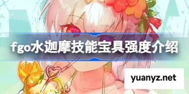 fgo水迦摩技能宝具强度介绍 fgo水迦摩技能宝具怎么样 