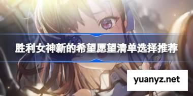 胜利女神新的希望愿望清单选择推荐 胜利女神新的希望愿望清单怎么选 