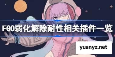 FGO弱化解除耐性相关插件一览 FGO弱化解除耐性相关插件有哪些 