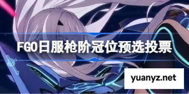 FGO日服枪阶冠位投票从者有哪些 FGO日服枪阶冠位预选投票 