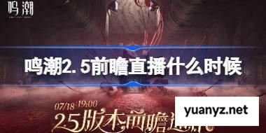 鸣潮2.4前瞻直播什么时候 鸣潮2.4版本前瞻直播时间 